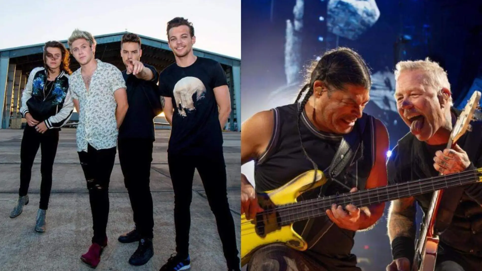 One Direction y Metallica